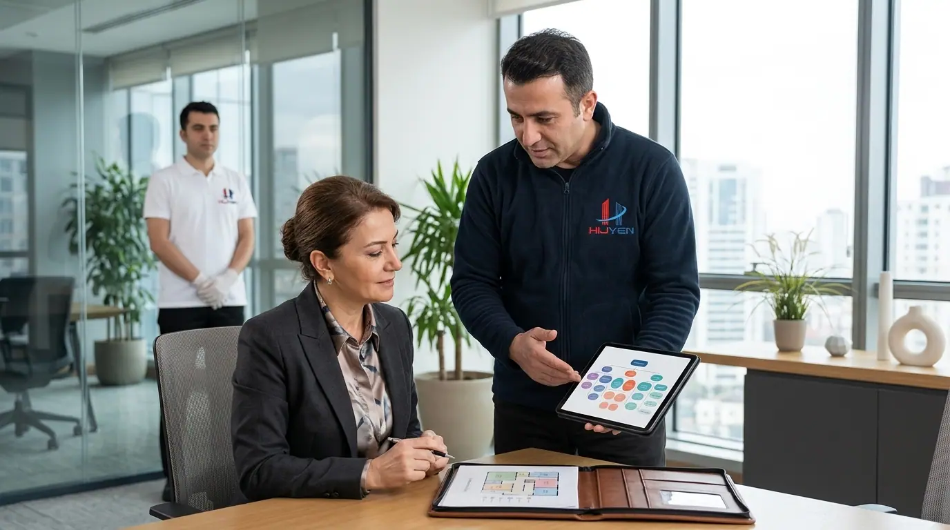 Kurumsal alanda saha ekibi görev planı değerlendirmesi